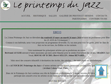 Tablet Screenshot of printempsdujazz.fr
